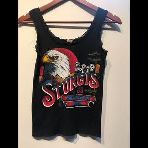 Vintage Sturgis Motorcycle Rally tank top 1989